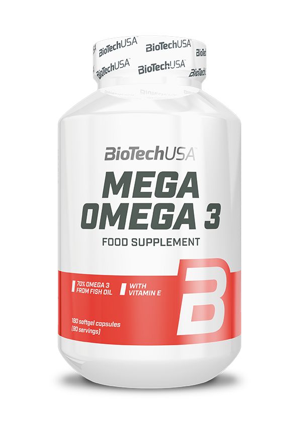 Mega Omega 3 180 Capsules BioTech USA